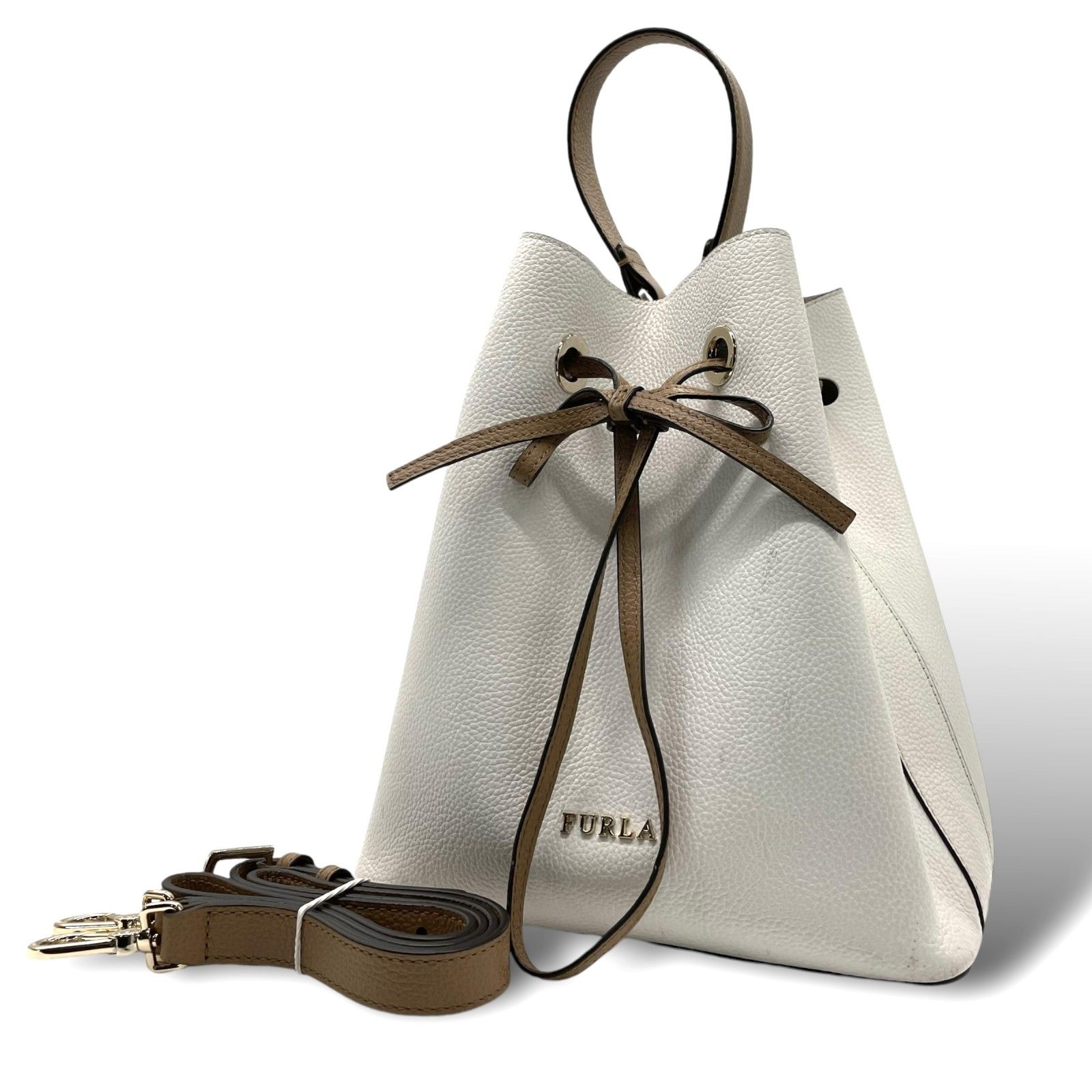 FURLA フルラ コスタンザ 巾着型 ショルダーバッグ ハンドバッグ