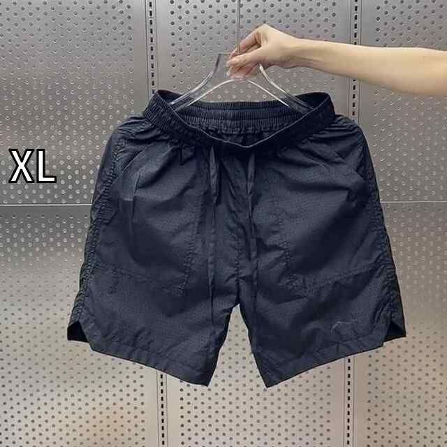 [XL ]メンズ ファッション 服 男性用 オシャレ シンプル 大人 かっこいい 大きいサイズ ストリート 紳士服 スポーツ 速乾 ハーフ パンツ 夏 薄手 通気性 カジュアル メッシュ パンツ 冷感 ミッ