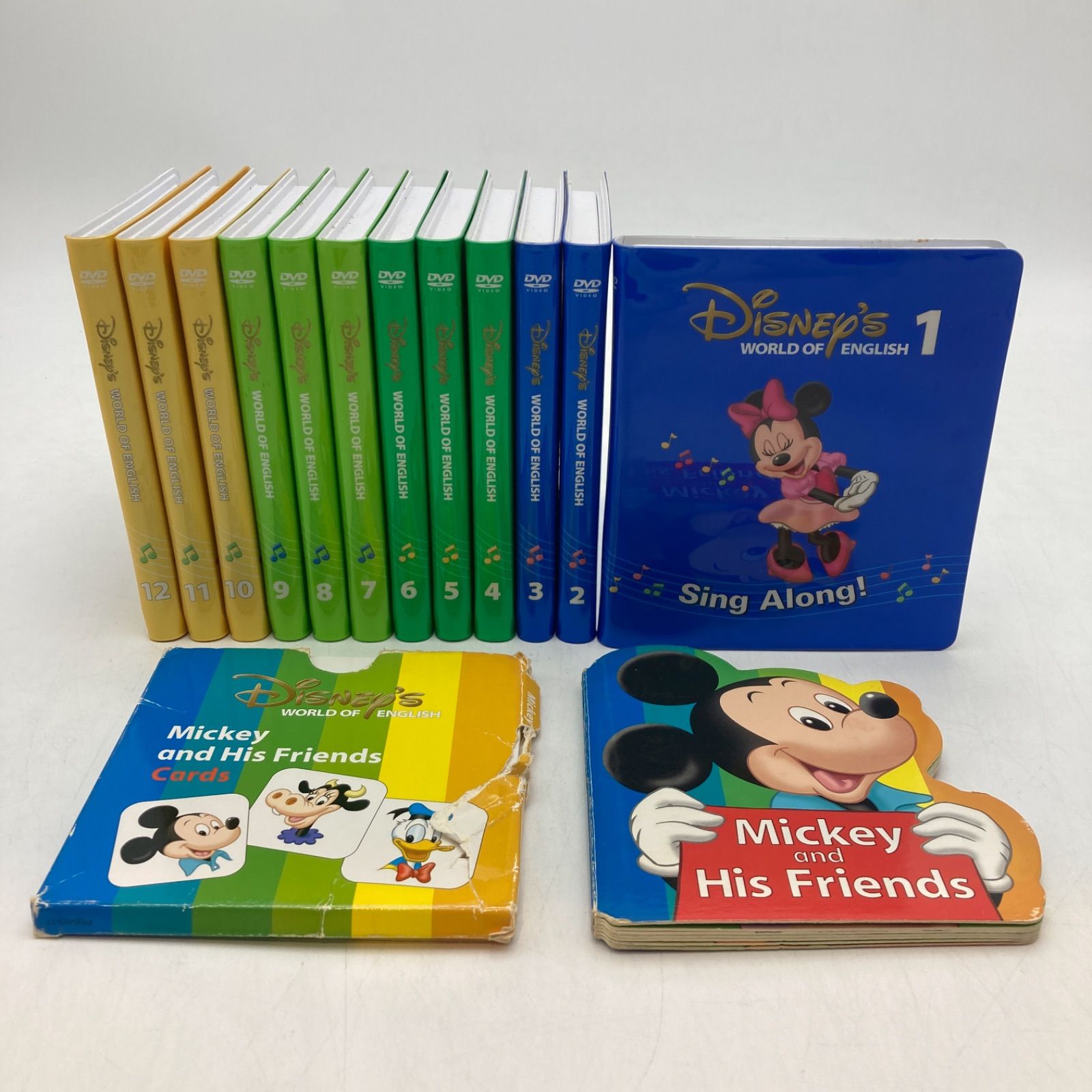 2017年購入 シングアロングDVD12枚 新子役 字幕あり ディズニー英語 
