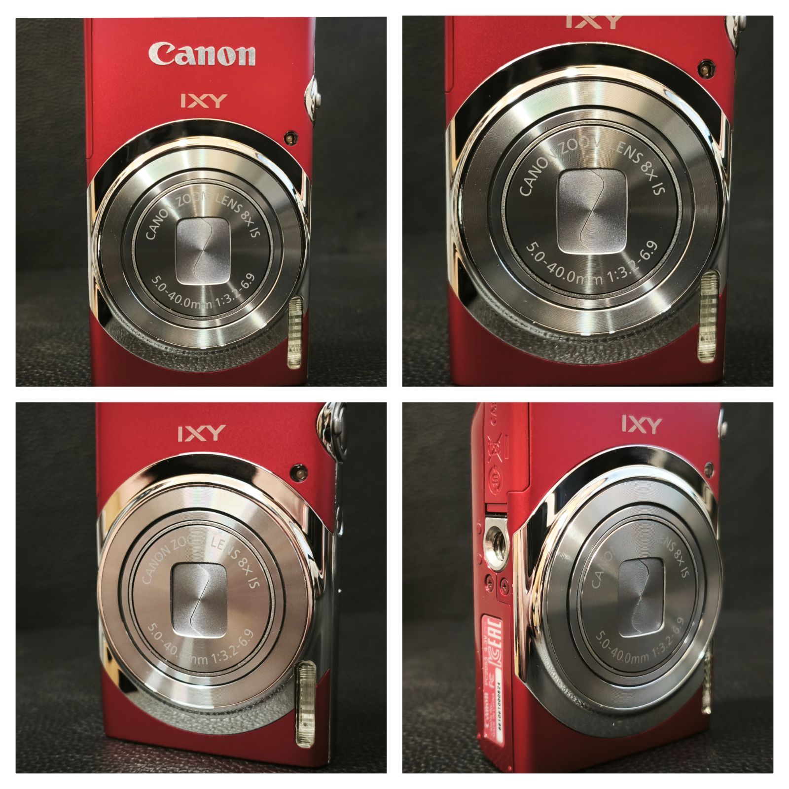 24年10月末購入 完動品】Canon キャノン IXY130 Red コンパクト