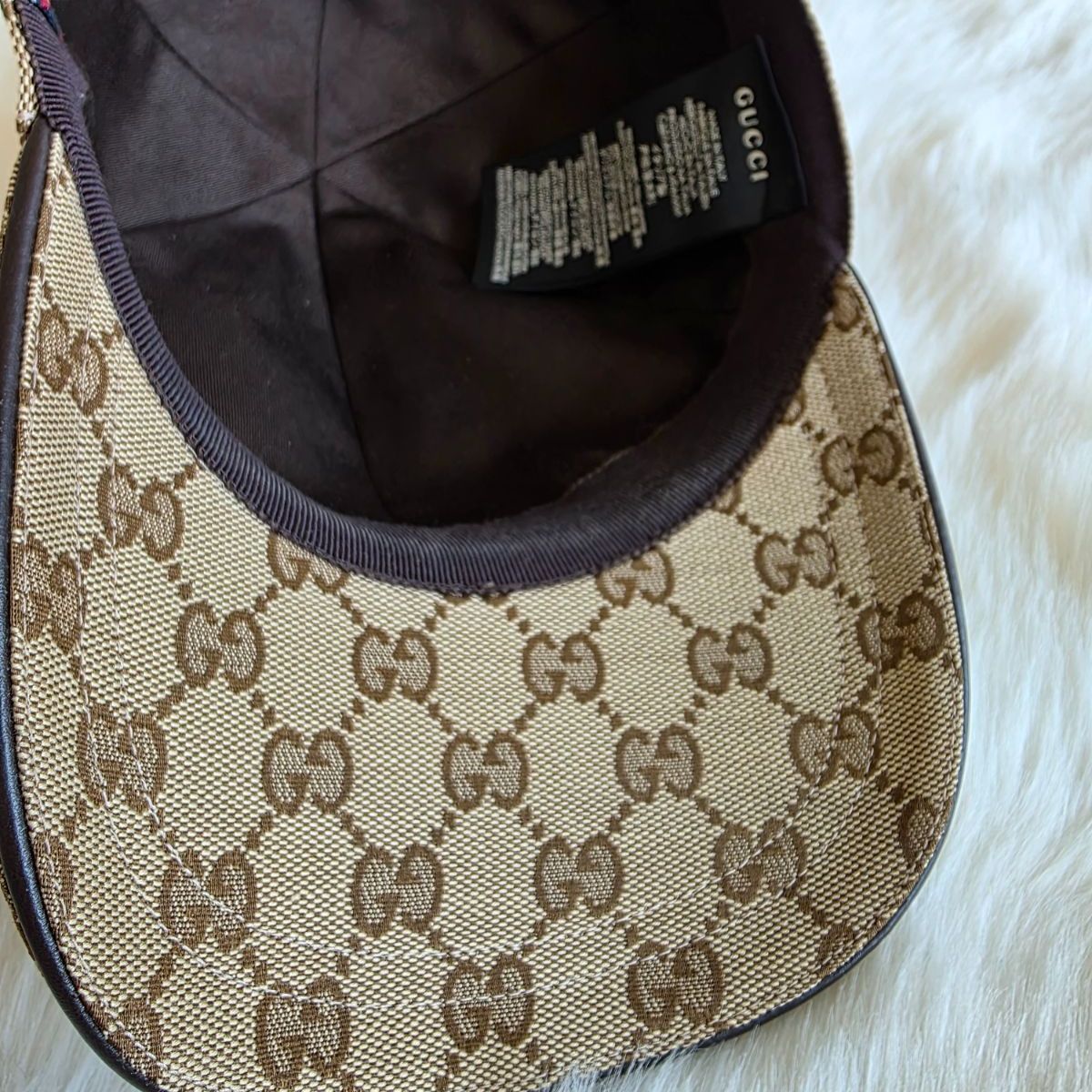 ★新品未使用★ラッピング★ GUCCI ウェブストライプ付きコットンブランケット GUCCI/グッチ】ウェブ ストライプ＆GUCCIラベル ナイロン