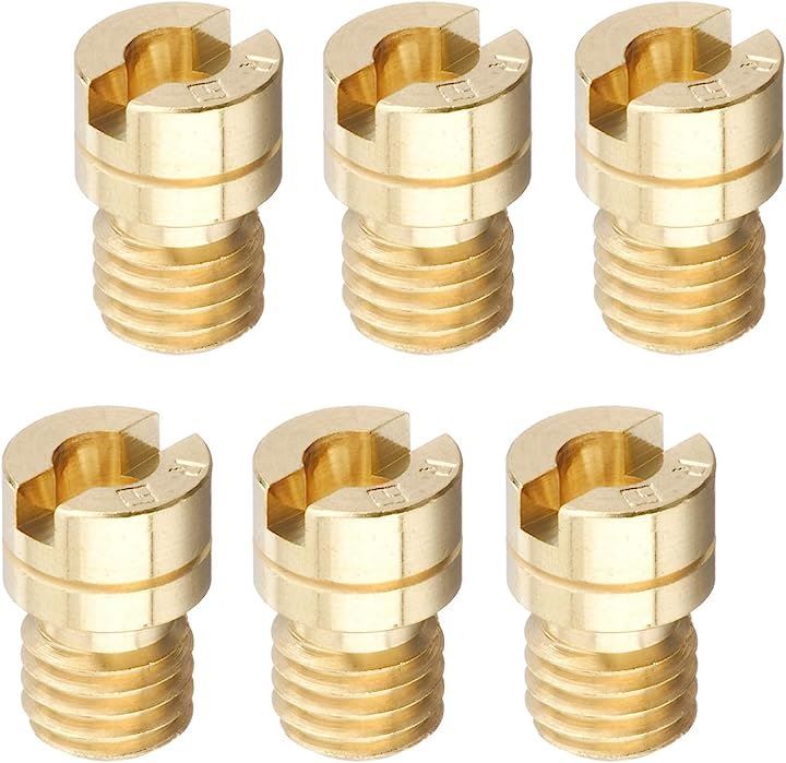 Jetsetmoto 互換品ミクニメインジェット セット丸小 ミクニ丸型/小 6