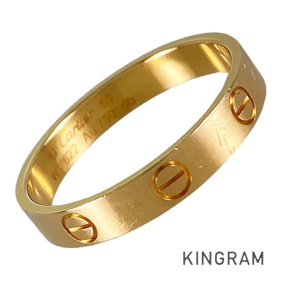 カルティエ CARTIER ミニラブ K18YG 18.5号 58-59 リング sss