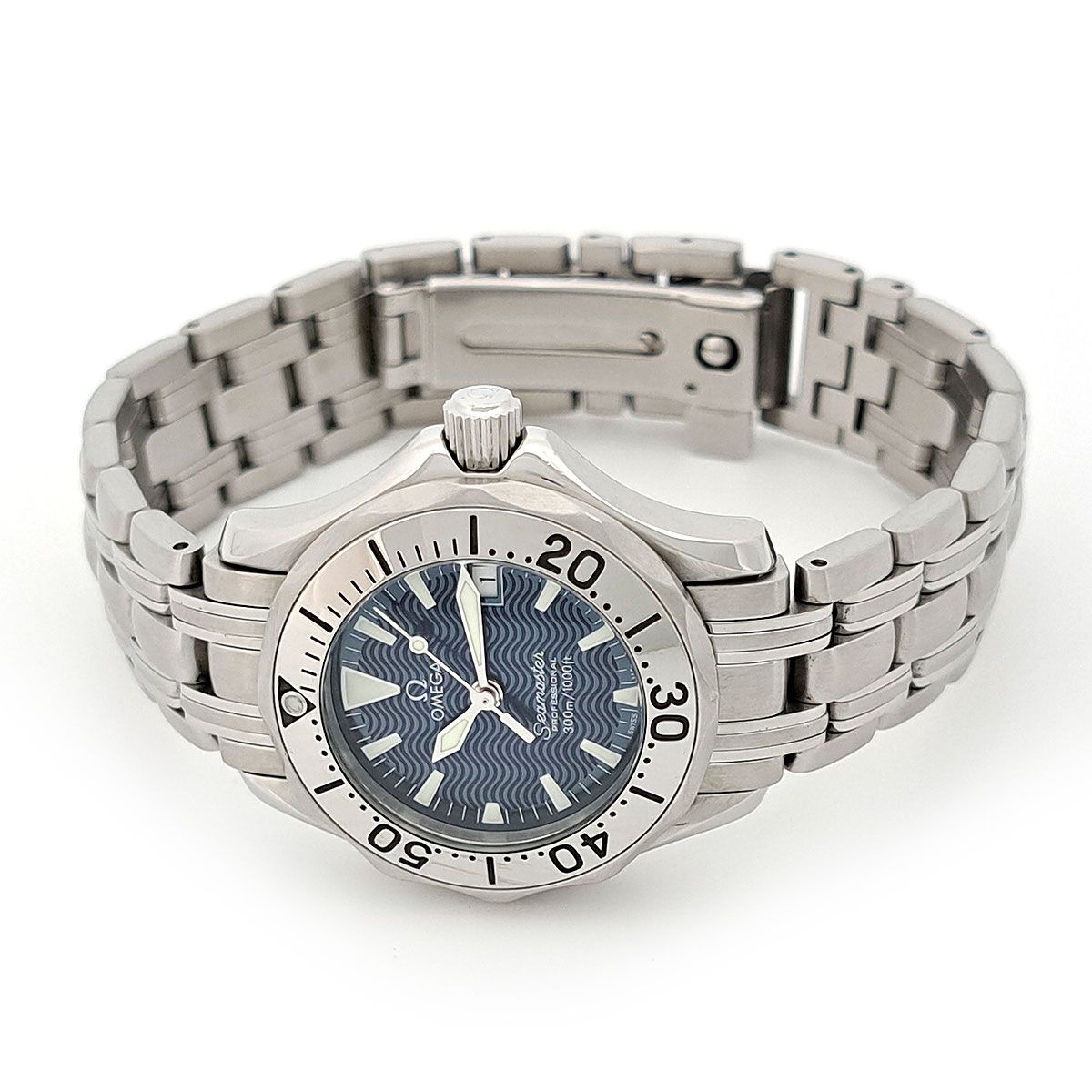 オメガ シーマスター 300 ジャックマイヨール 2584.80 クオーツ ステンレススティール レディース OMEGA 時計