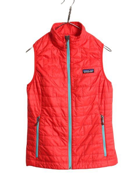 16年製 パタゴニア ナノ パフ ベスト レディース XS / Patagonia 中綿 ナイロン キルティング フルジップ アウトドア パッカブル 重ね着 赤 お得なクーポン配布中!】 16年製 パタゴニア ナノ パフ ベスト