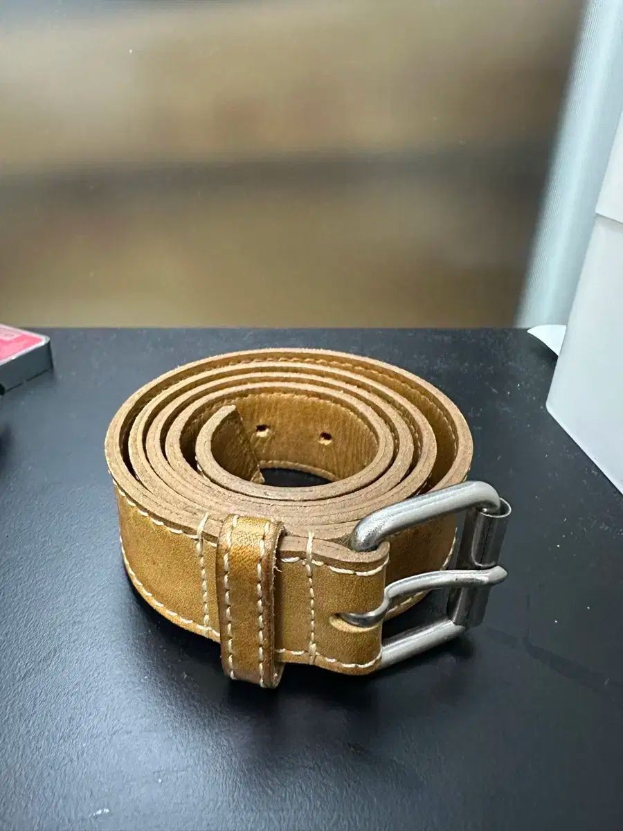 コム デ ギャルソン オム ベルト ブラウン os