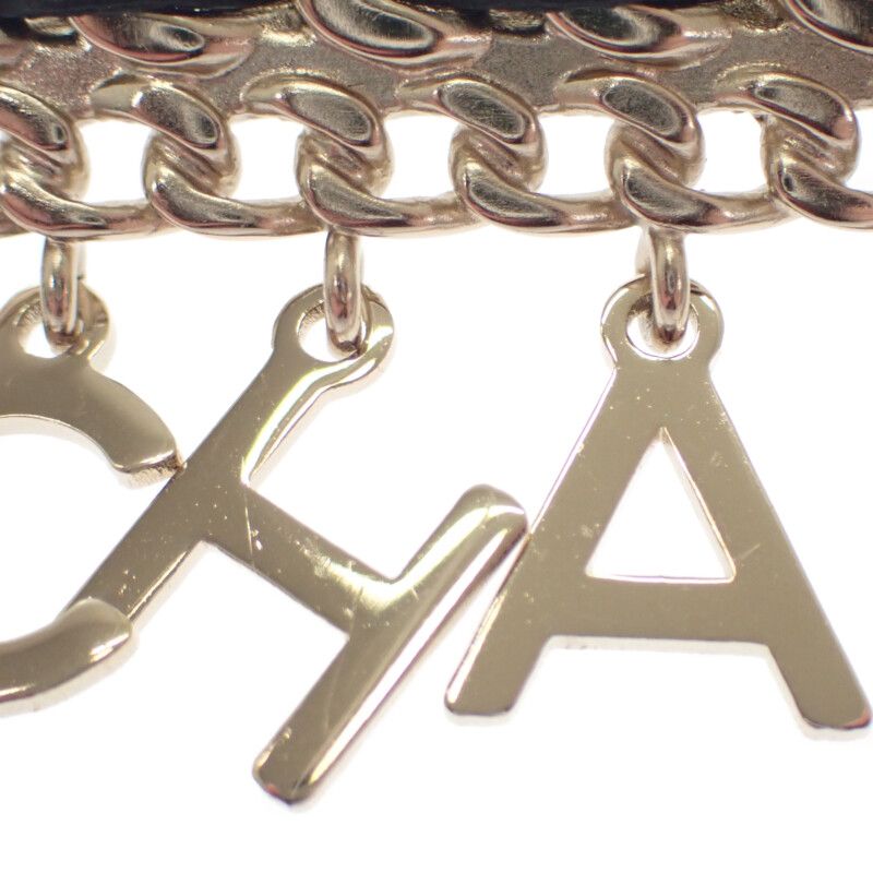 超格安価格 シャネル CHANEL CCロゴチェーン ブローチ メタル レザー アクセサリー