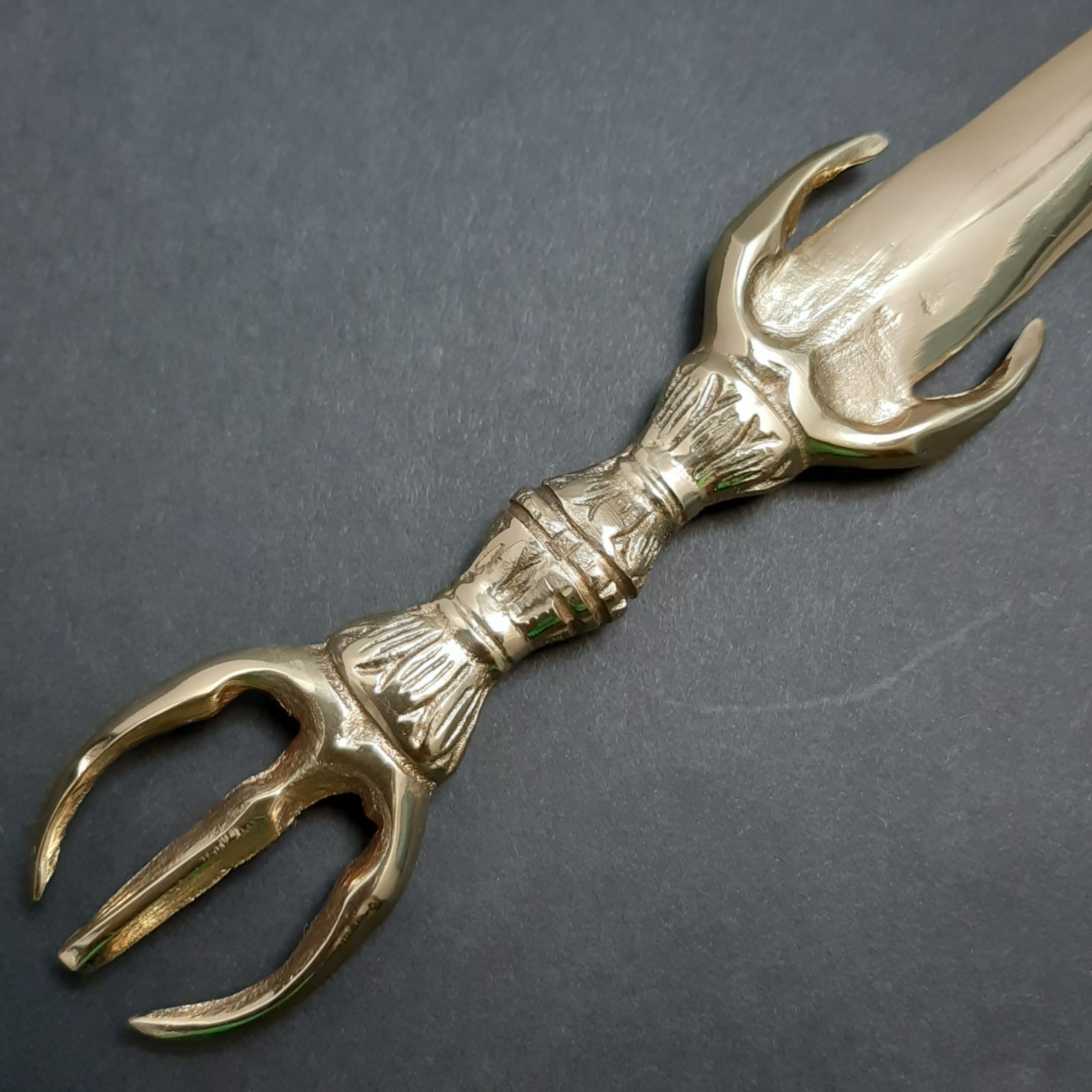 不動明王三鈷剣 真言密教-炎のご祈祷済み 全長約30cm-利剣-宝剣（刃