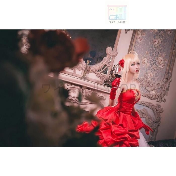 受注生産 セイバー Fate|Grand Order Saber コスプレ衣装 Saber Nero ネロ コスチューム 赤セイバー 青セイバー 暴君風 コスプレ衣装 パー WWW_SMP1DAWEKUDUS_SCH_ID