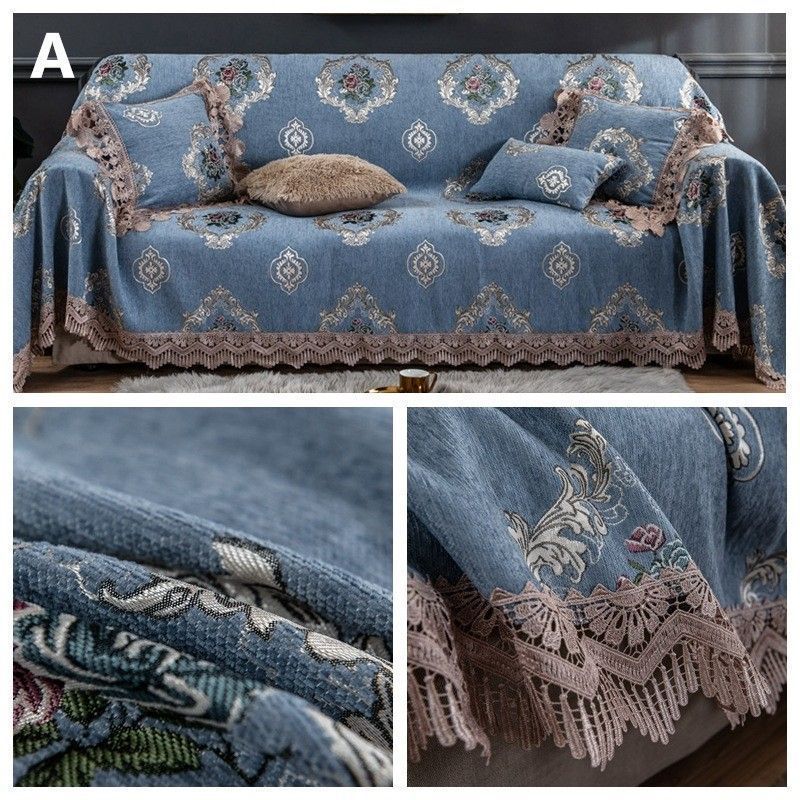 カリモク家具 ソファー コロニアル ローズ 花模様 青 白 薄桃 深緑 茶