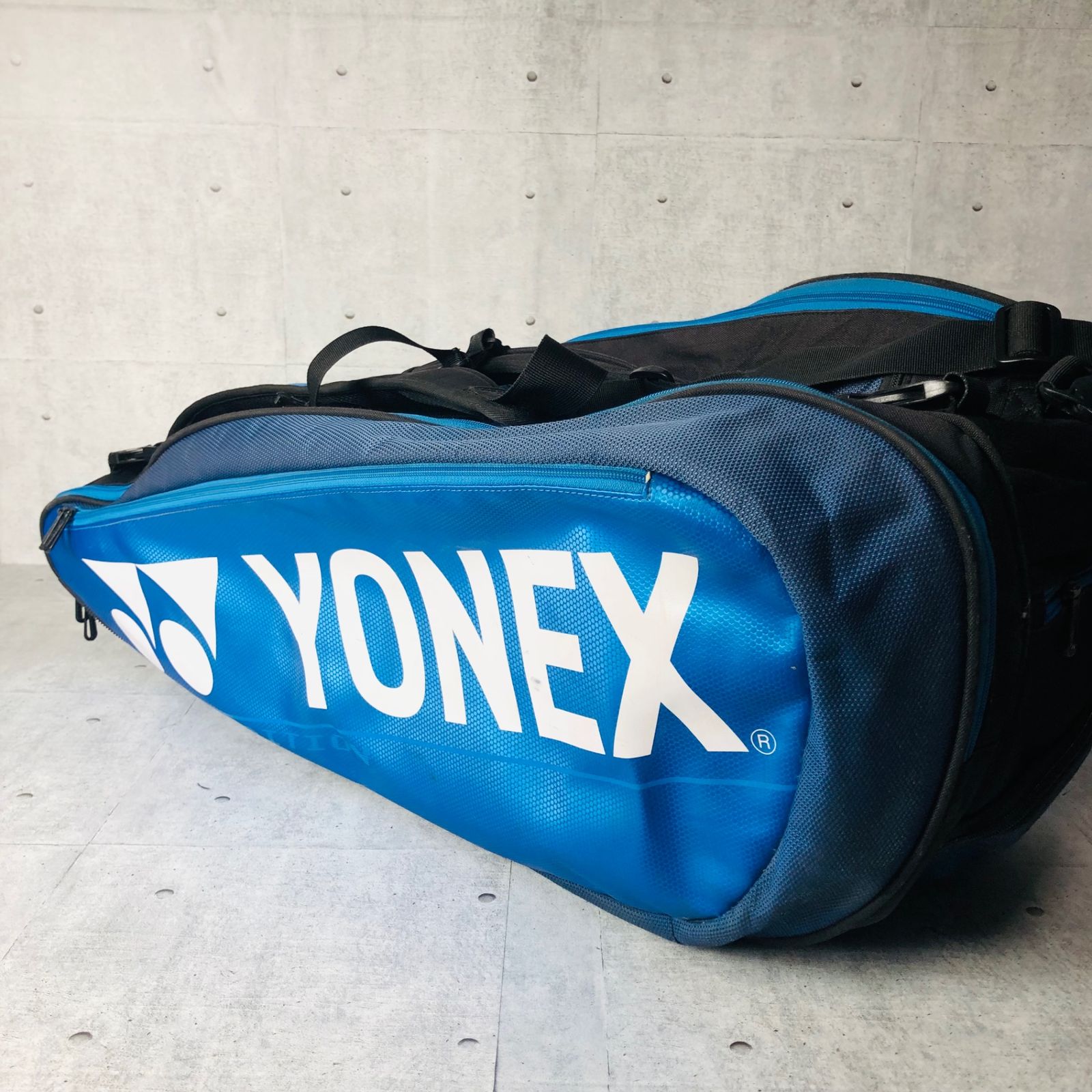 YONEX ヨネックス　プロパフォーマンス　トーナメントバック　ブラック ブルー ヨネックス YONEX ラケットバッグ6 BAG2542RY スポーツバッグ 4