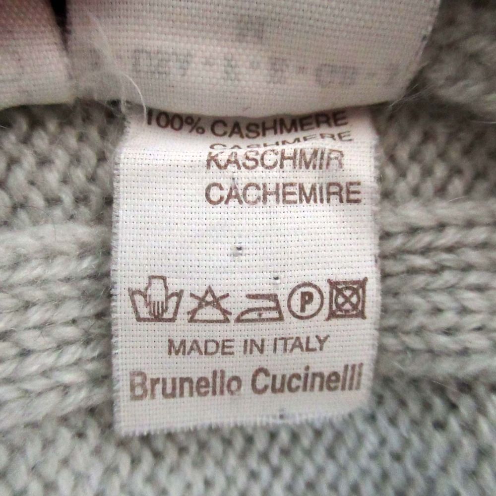 良品 BRUNELLO CUCINELLI ブルネロクチネリ カシミヤ100% ジップアップ  
