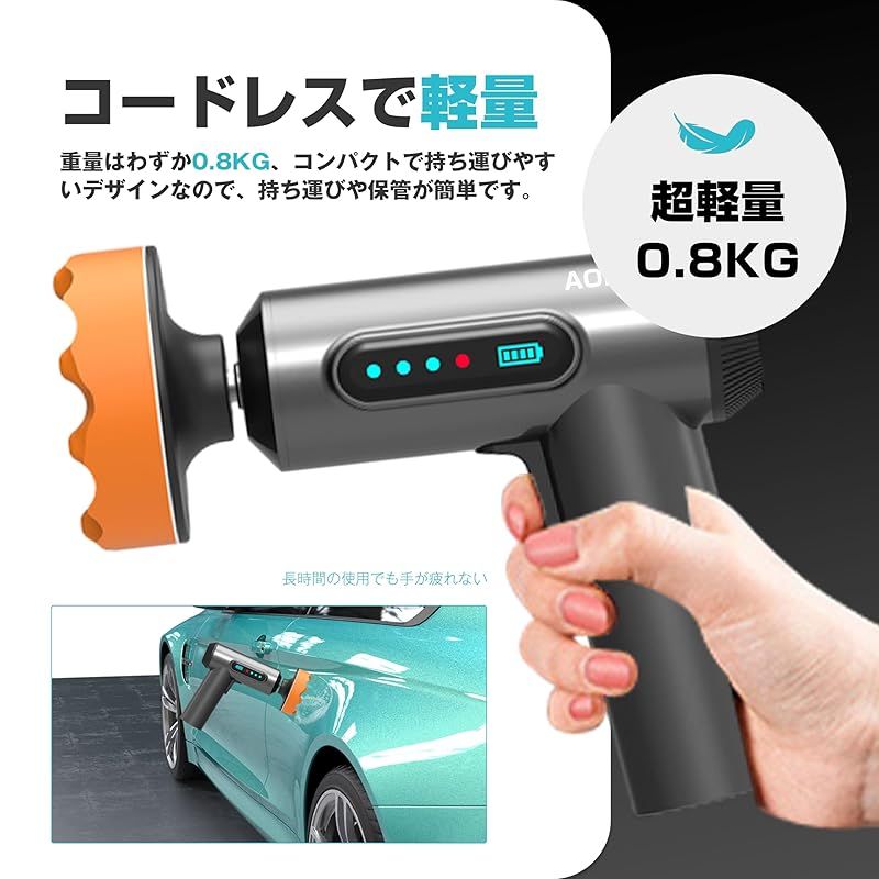 電動ポリッシャー 充電式ポリッシャー 研磨機 コードレス 75mm 電動ポリッシャー 充電式ポリッシャー 研磨機 コードレス 75mm