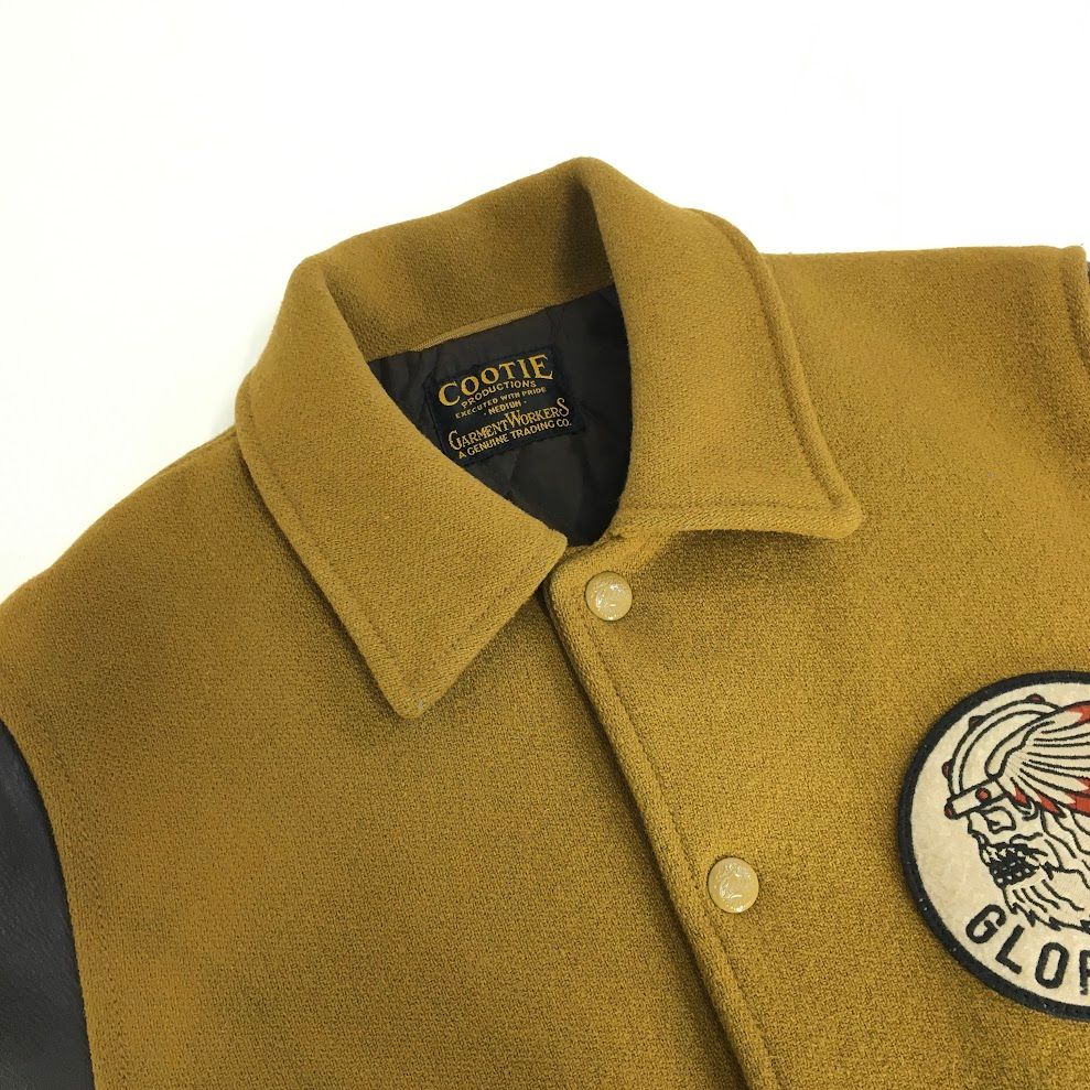 倉吉店】COOTIE | クーティー スタジャン 1st Place Jacket イエロー