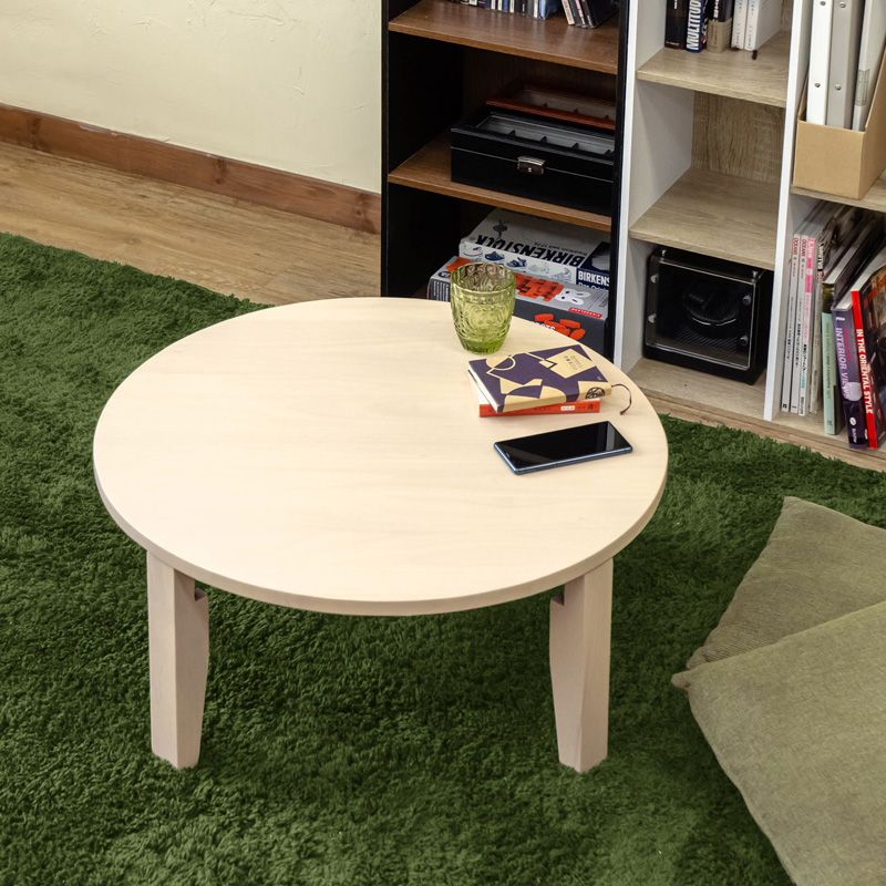 【現品限り一斉値下げ】 北海道送料無料 幅70cm ラウンドテーブル 円形 1001