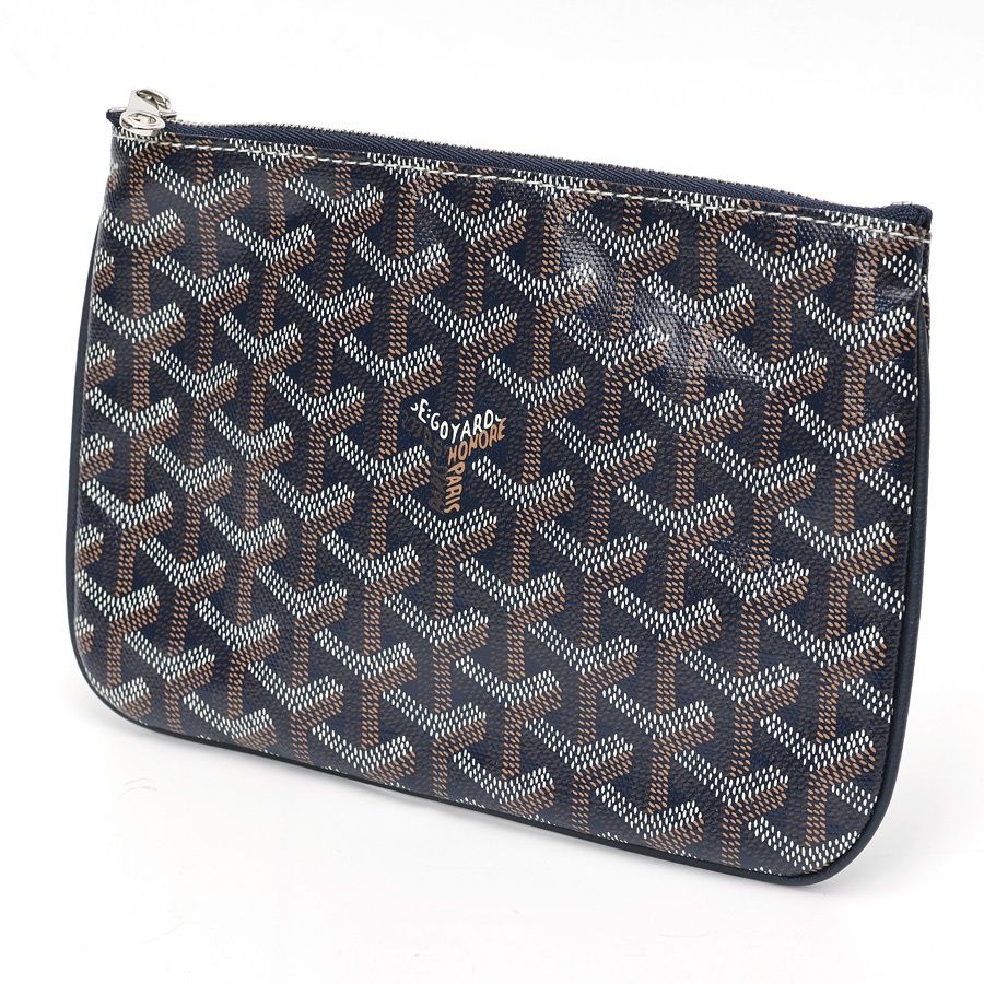 ゴヤール　ポーチ ゴヤール GOYARD ル・ネセセール ナチュラル キャンバス