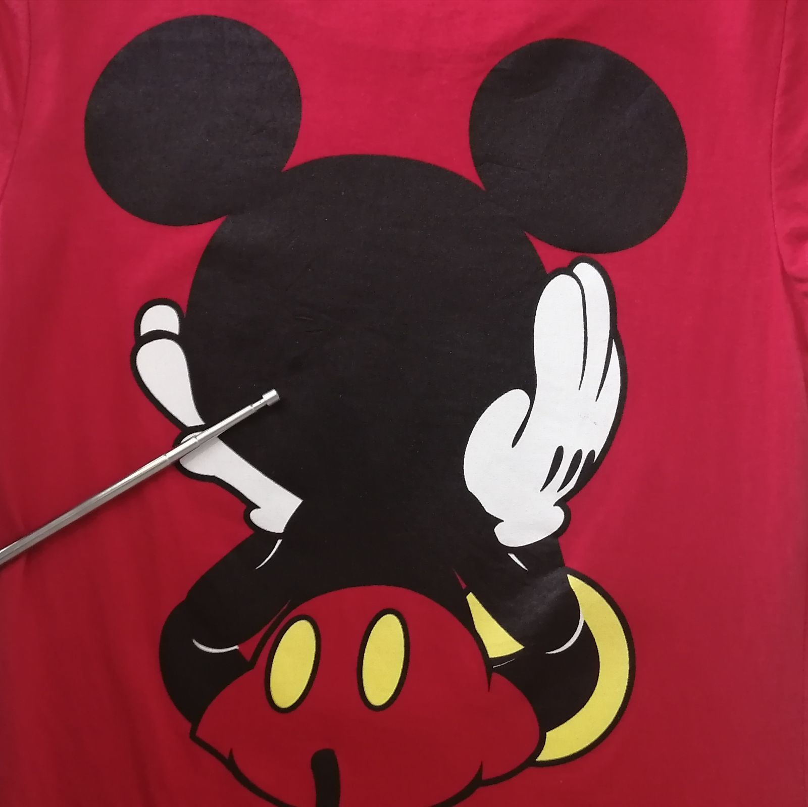 ミッキーマウス赤サイクリングシャツ 31c05f4330fd66f2ffb0896fcea4a3