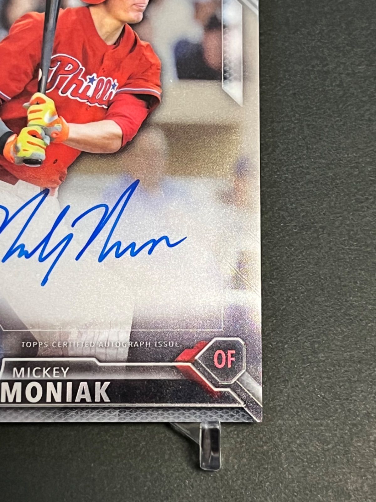 激レア】ミッキー・モニアック panini 直筆サインカード 001/199