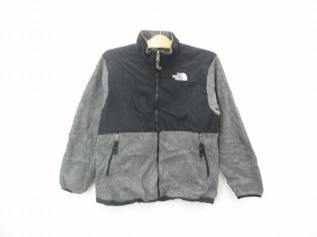 ザ ノースフェイス THE NORTH FACE フリースジャケット ポーラテック ボーイズL ブラック×グレー