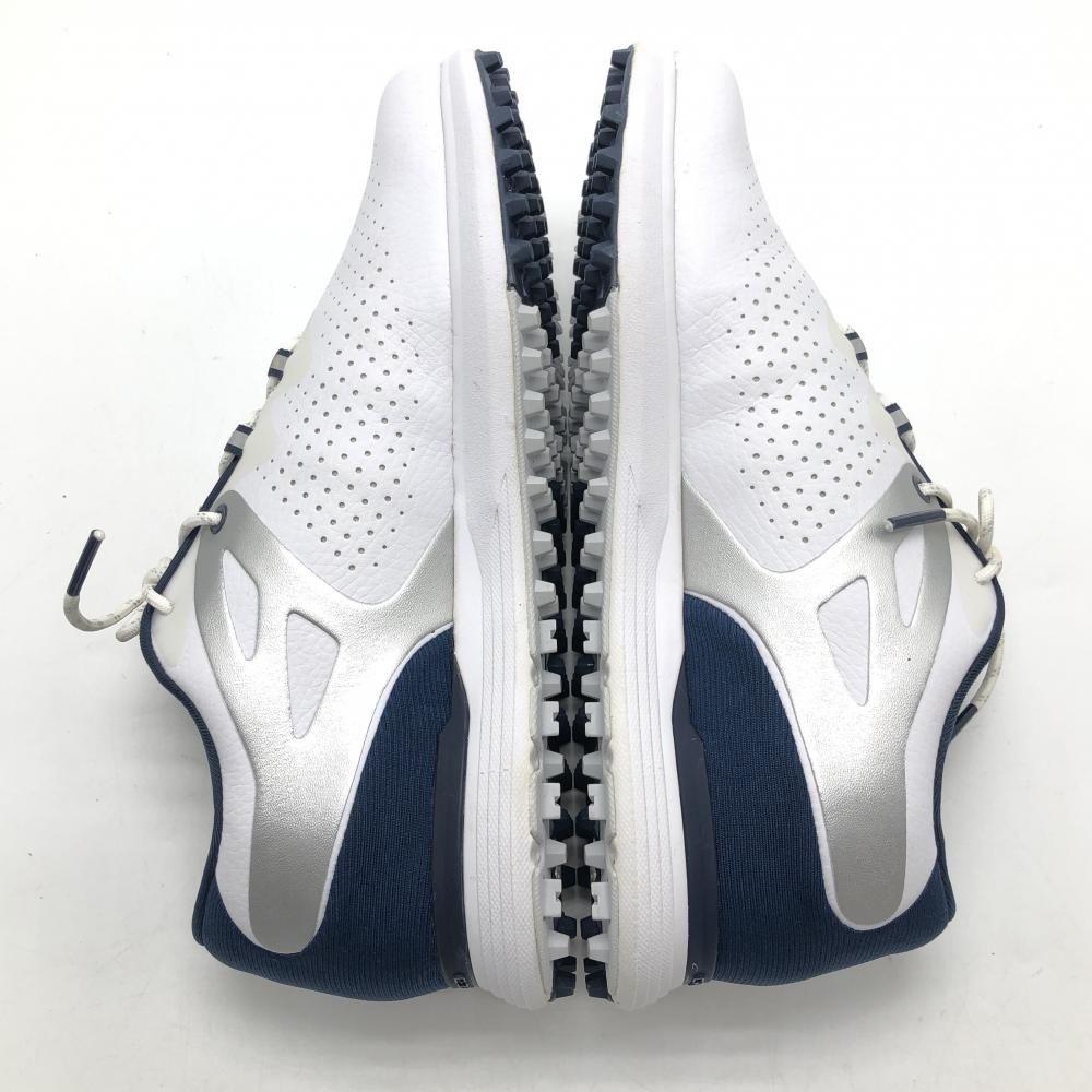 UNDER ARMOUR - 【未使用品】アンダーアーマー ゴルフシューズ 白×ネイビー スパイクレス 3023733-103 レディース 23.0 ゴルフウェア UNDER ARMOUR 未使用品】アンダーアーマー ゴルフシューズ 白×ネイビー