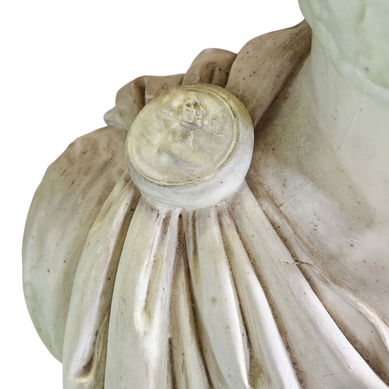 直接引渡限定 石膏像 ブルータス 胸像 デッサン 美術教材 インテリア