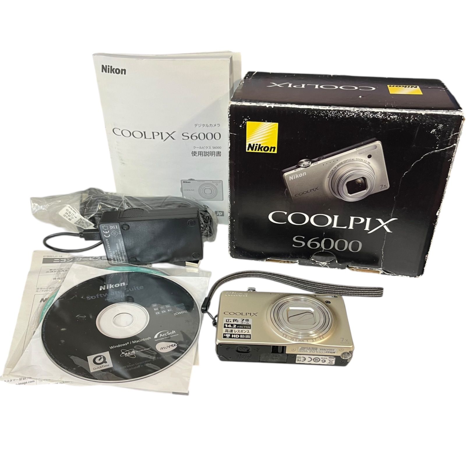 ニコン Nikon COOLPIX S6000 動作未確認 ジャンク