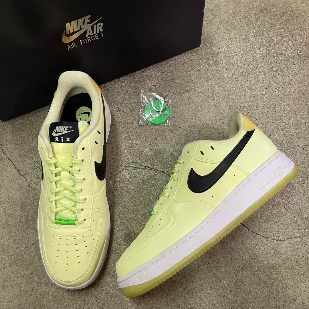 Nike Women s Air Force 1 Low 07 LX Barely Volt Black White CT3228-701 ナイキ ウィメンズ エアフォース1 ロー 07 LX ベアリーボルト ブラック ホワイト 27㎝