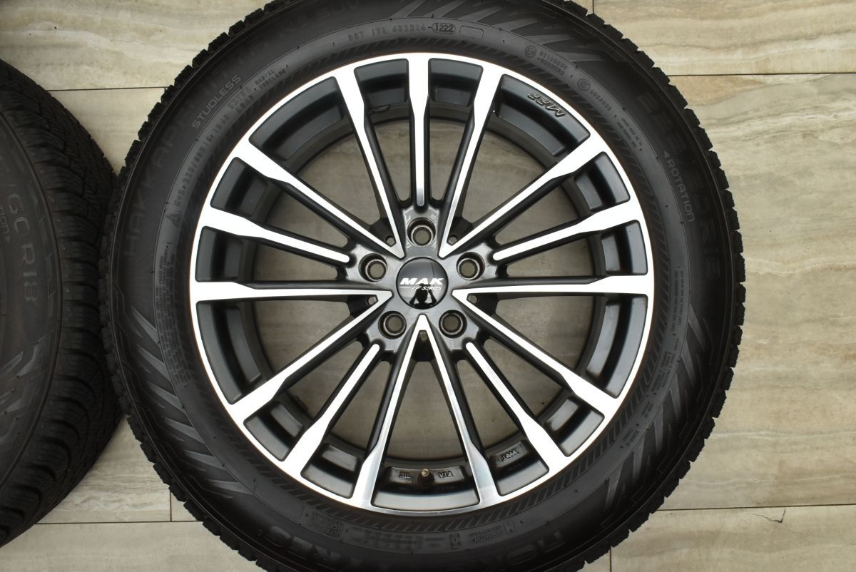 バリ溝 美品】MAK BAVIERA FF 18in 7.5J +25 PCD112 ノキアン