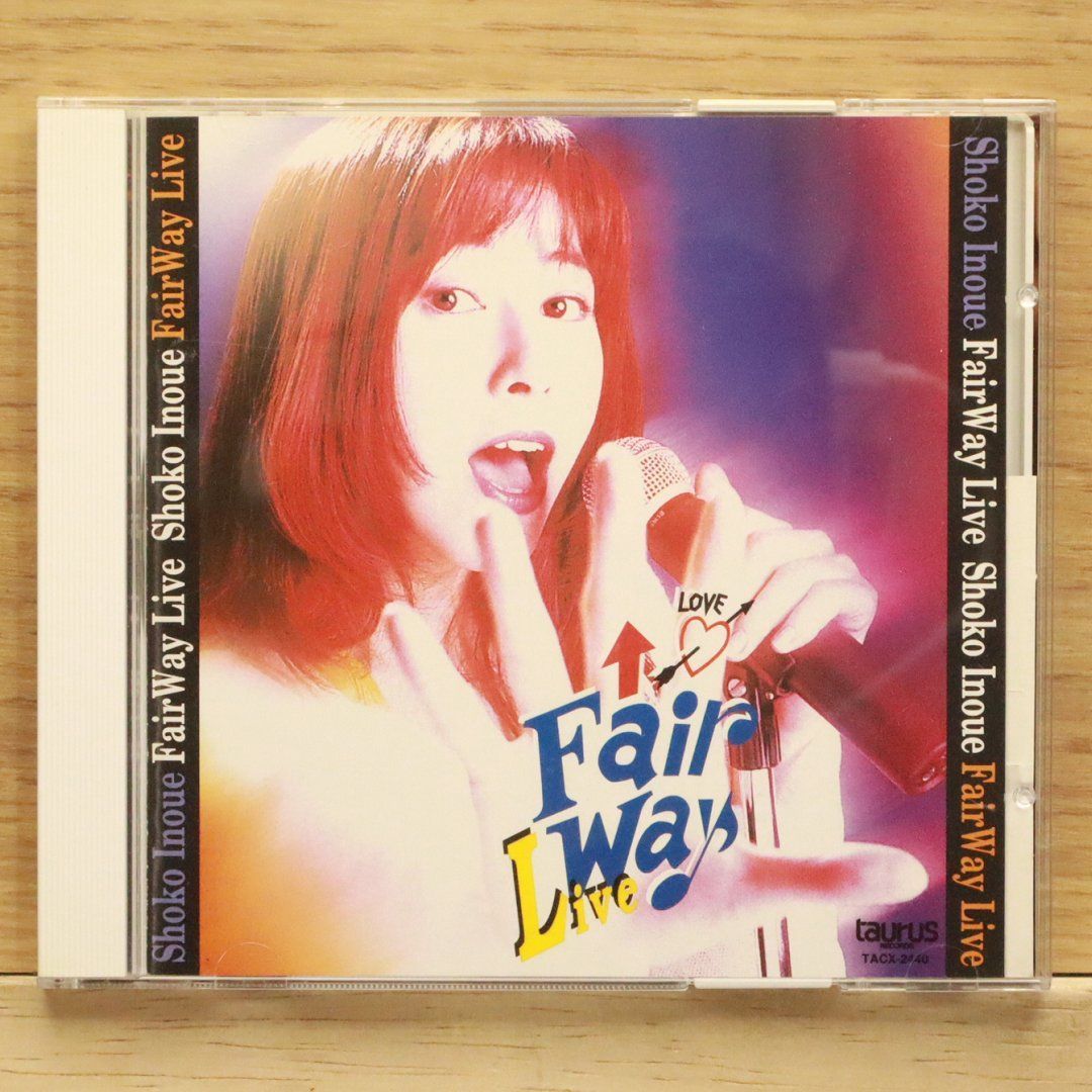 国内盤CD☆井上昌己/Shoko Inoue□ Fair Way Live 【TACX2440