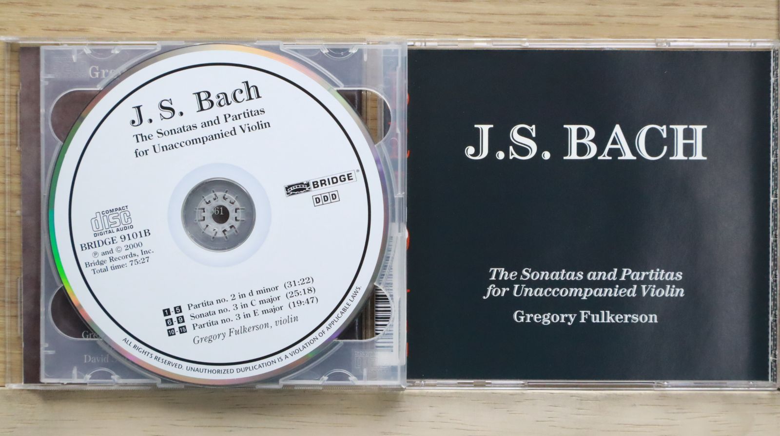 中古CD☆ヨハン・ゼバスティアン・バッハ/Johann Sebastian Bach