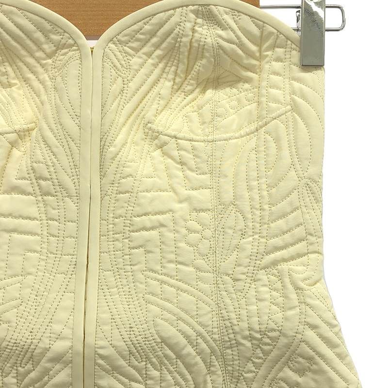 新品】 Mame Kurogouchi / マメクロゴウチ | Floral Quilted Silk