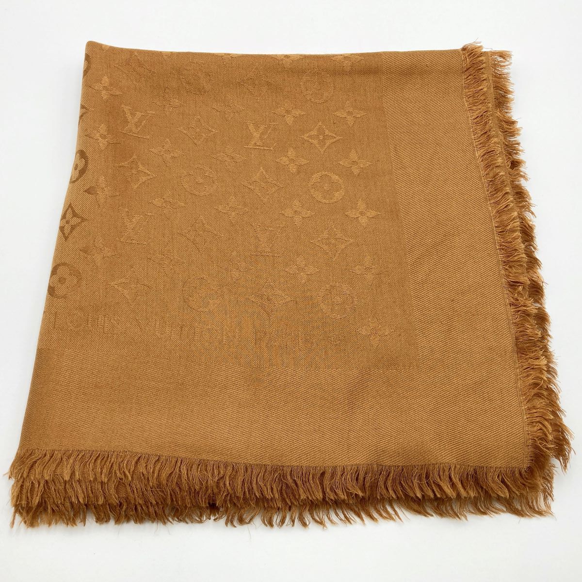 美品 LOUIS VUITTON ルイ・ヴィトン モノグラム ストール