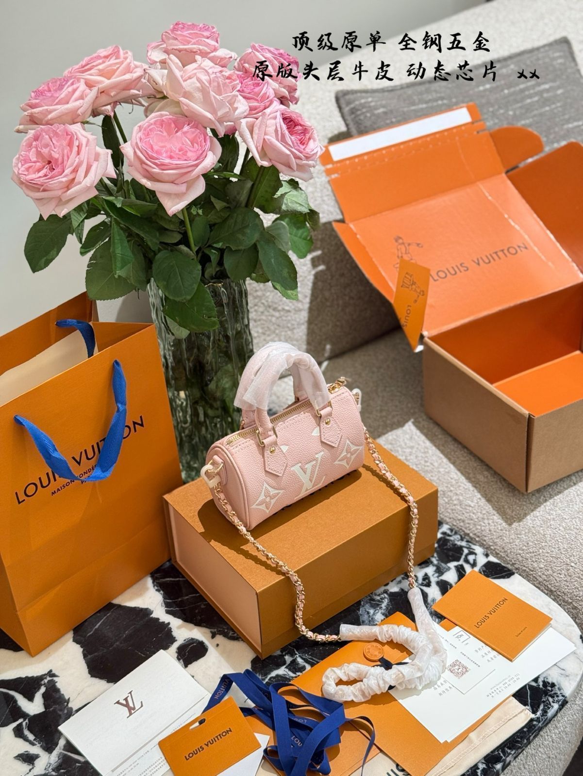 【おしゃれで可愛い♪】LOUIS VUITTON ★ ナノ・スピーディ ルイヴィトン☆カワイイ♪ ナノスピーディ モノグラム☆関税込み