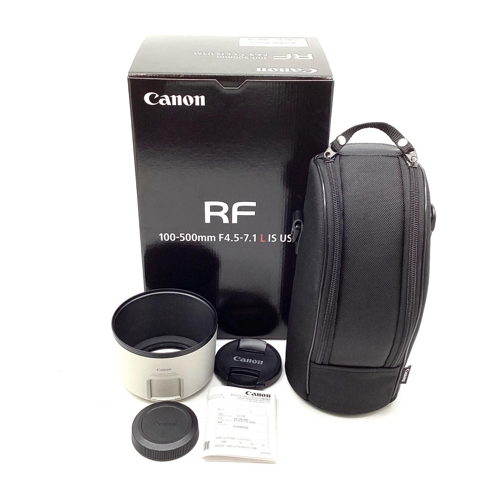 全額保証 Canon RF100-500mm F4.5-7.1 L IS USM