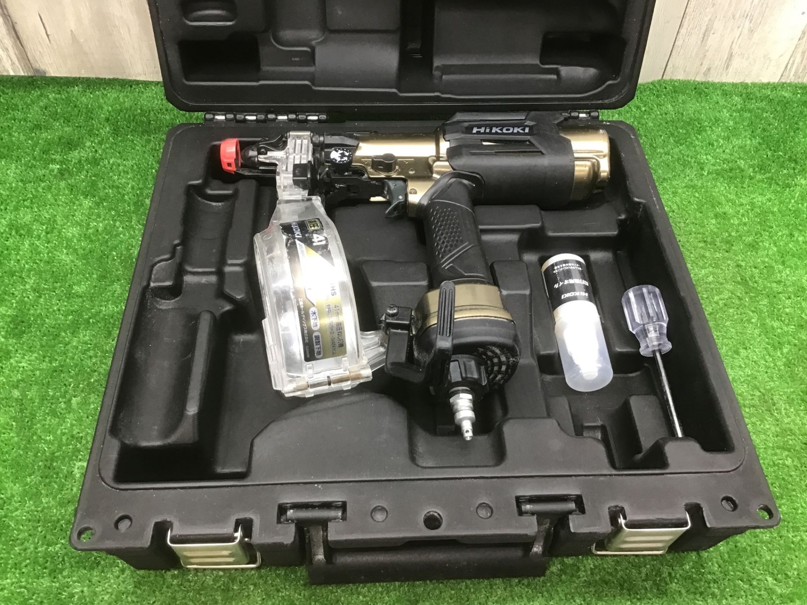 動作品 ハイコーキHIKOKI 日立♪高圧エアネジ打ち機 WF4HS♪アクトツール富山店♪C