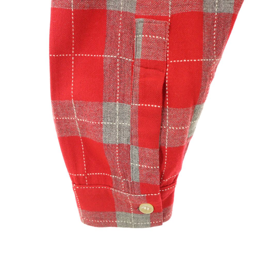 60s オープンカラーシャツ　チェック 2ポケット　ボックス　開襟 The men's shop 50s 60s 開襟 オープンカラー ヴィンテージ