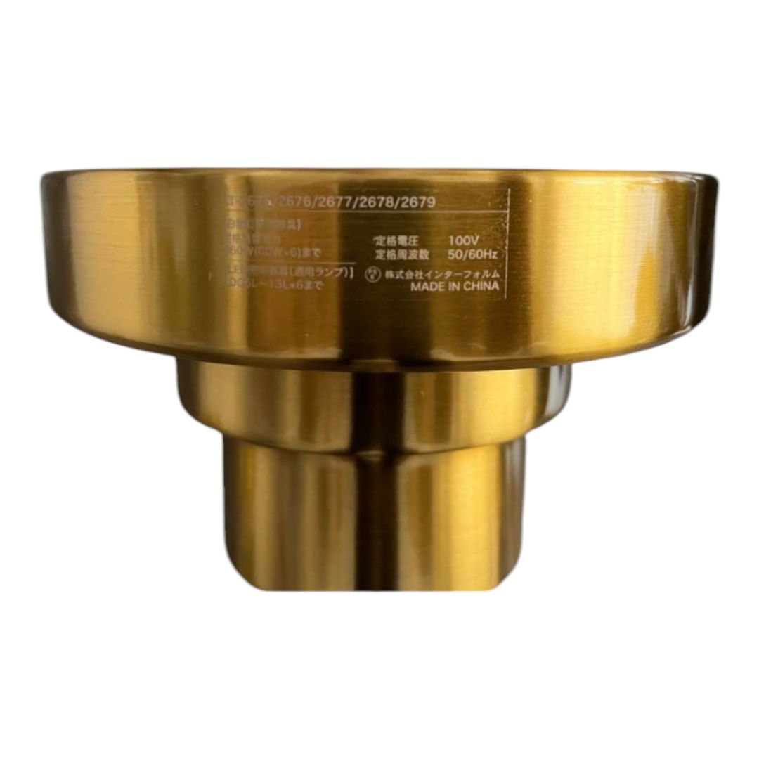 ✦【unico】✨美品 Astre アストル ゴールドシーリングライト - メルカリ