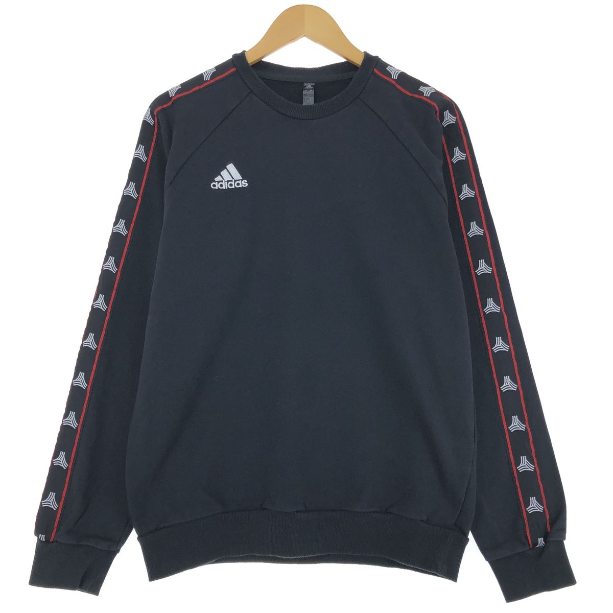 古着 アディダス adidas ワンポイントロゴスウェットシャツ トレーナー メンズL相当/eaa468707