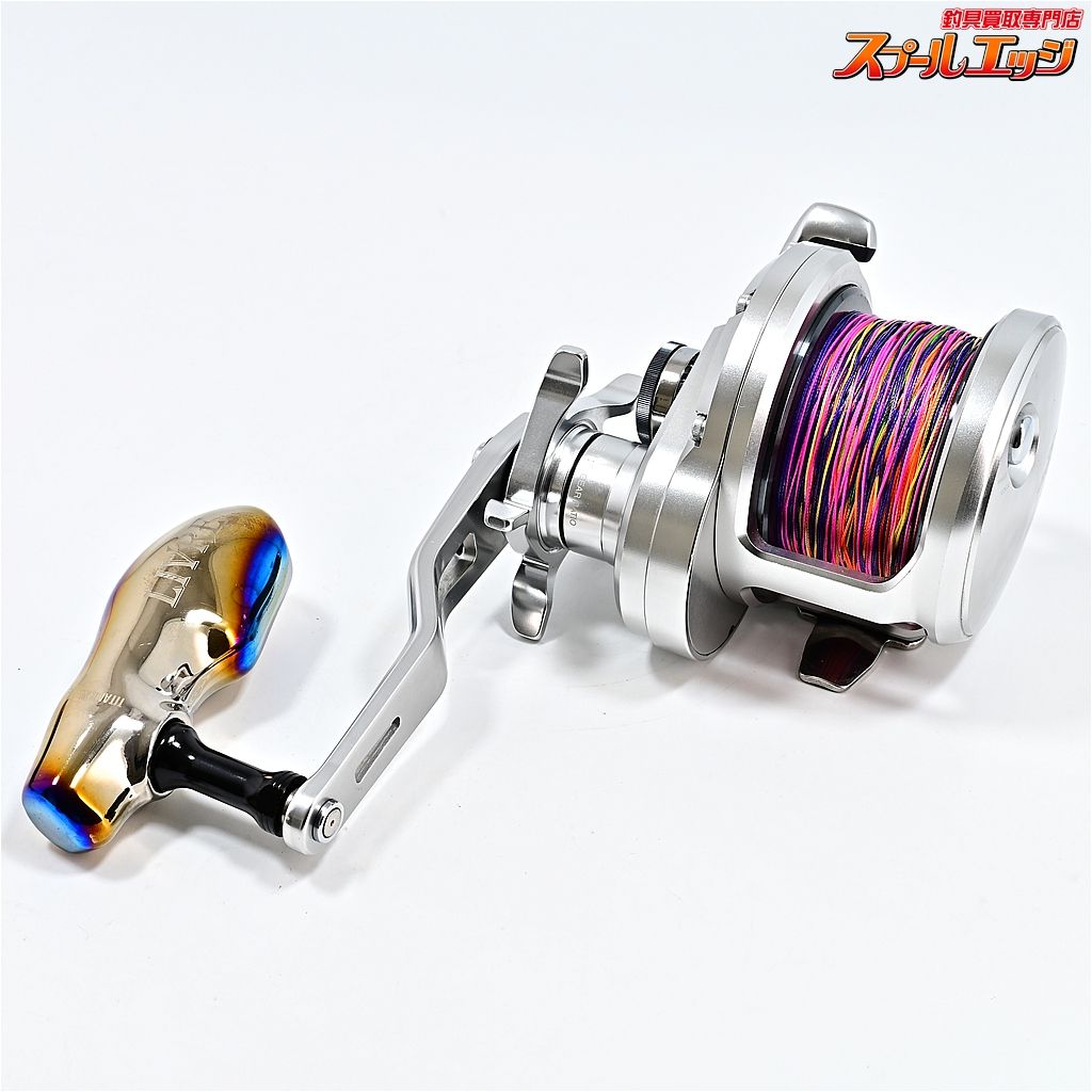 シマノ 20オシアジガー 4000HG リブレ中空チタンハンドルノブTB-1ファイヤーブラック-Fカスタムフォールレバーセット m42297 HRDEVELOPMENT_JP