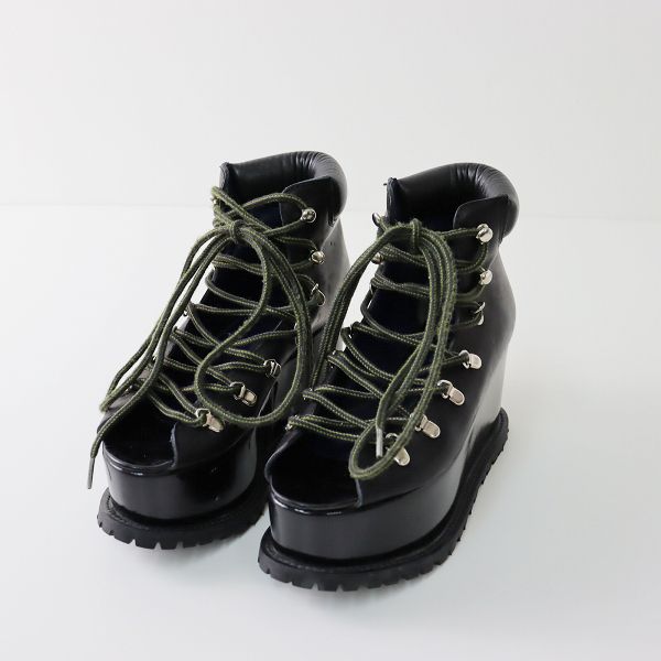 2017SS sacai サカイ レースアップトレッキングサンダル 36/ブラック 