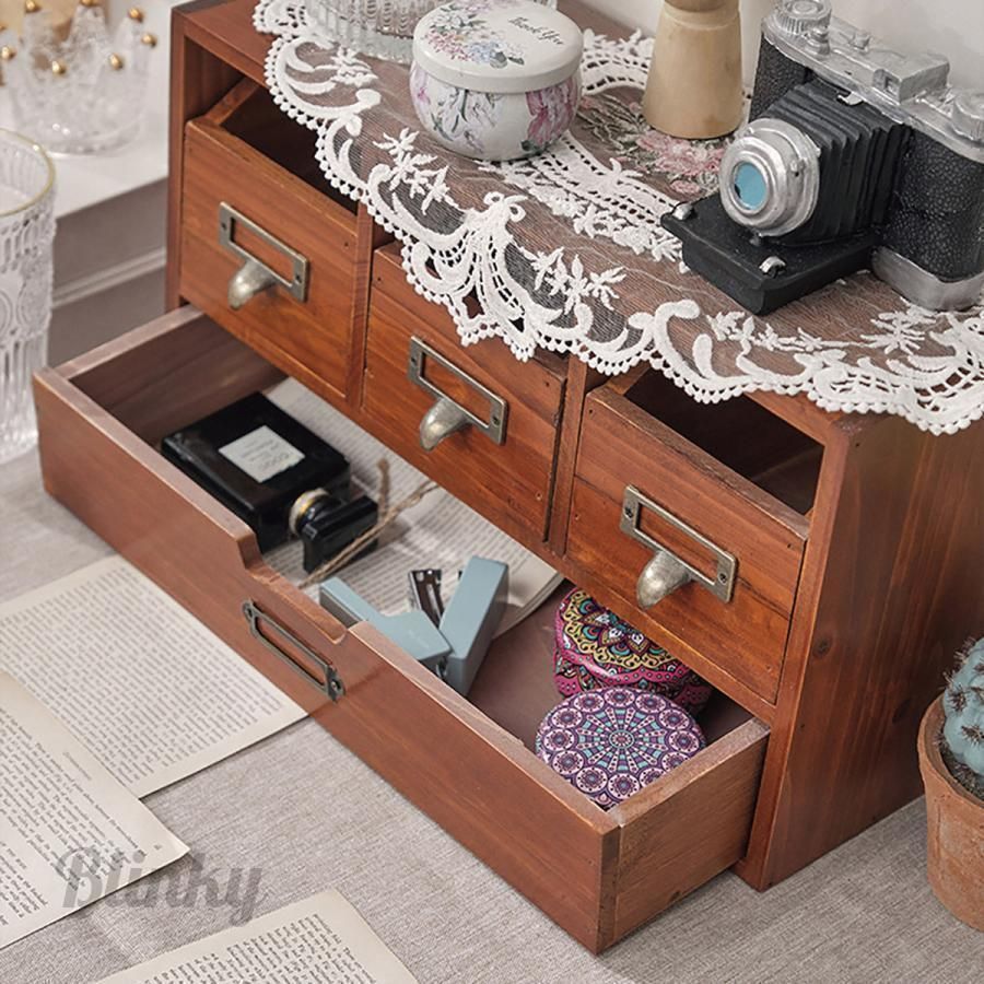 木製引き出し収納棚 薬棚 ランキング1位受賞】 収納家具 欅薬箱 完成品