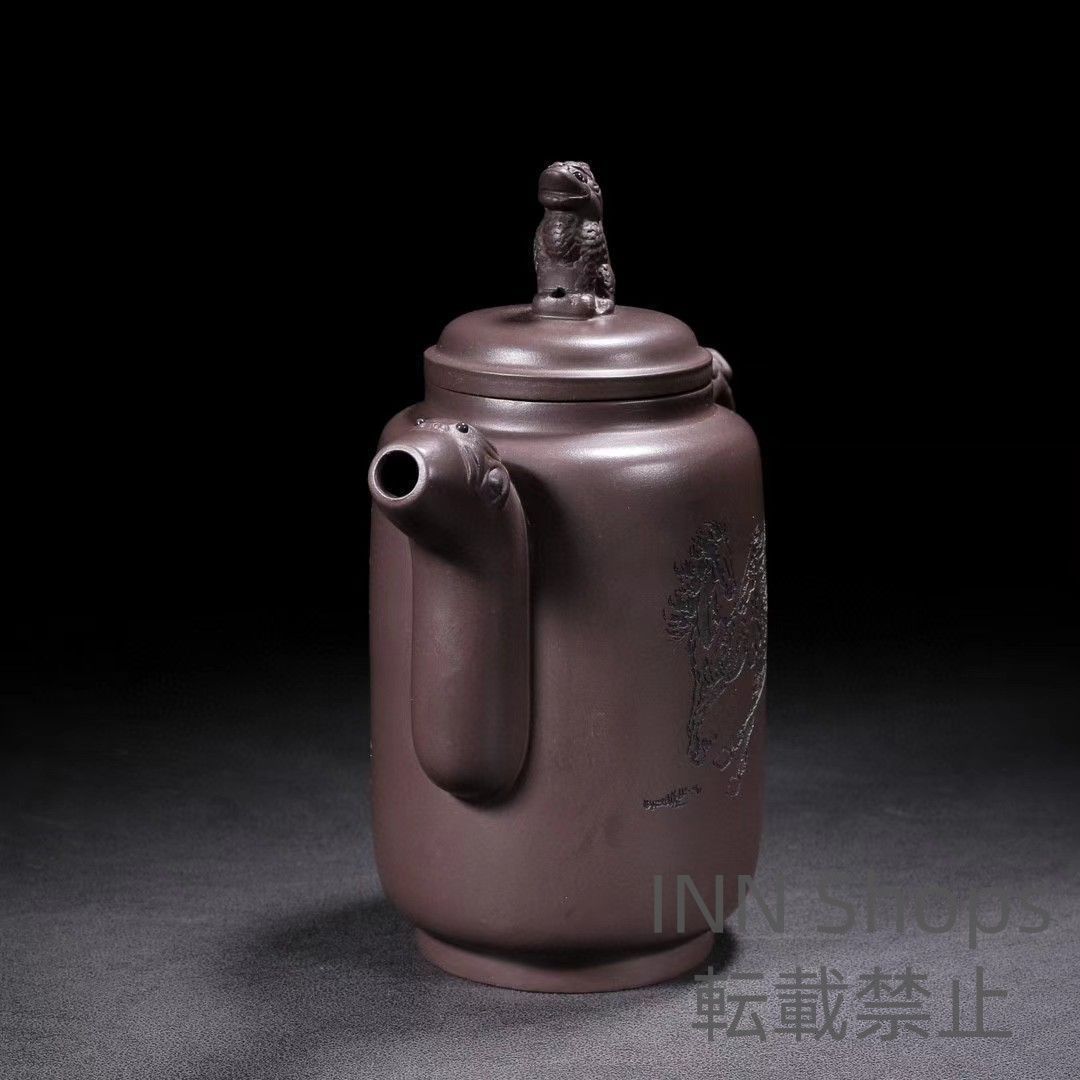 中国古玩 古美術 時代 紫砂水洗 文房具書道具 箱付 2点まとめ売り 唐物