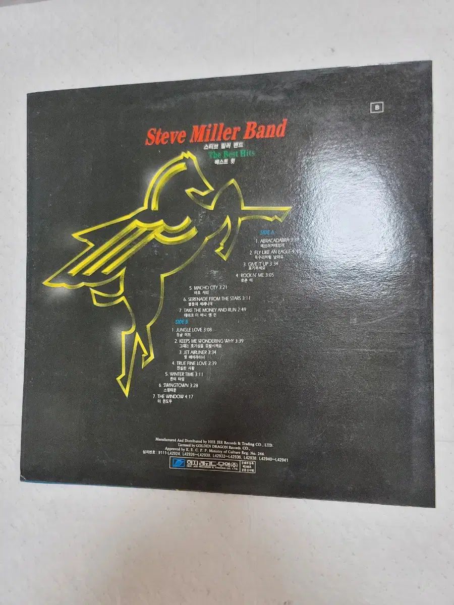 出1363★ ロック・ベスト・ヒット・コピー スティーヴ・ミラー・バンド スティーブ ミラー バンド lp BEST ベスト - メルカリ