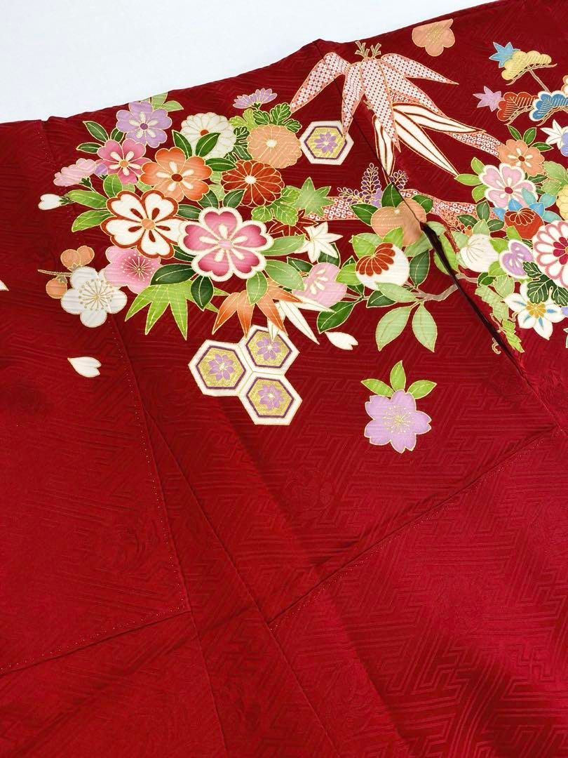 振袖 豪華 吉澤友禅 金駒 金彩 紋意匠 身丈156cm 撥水加工済