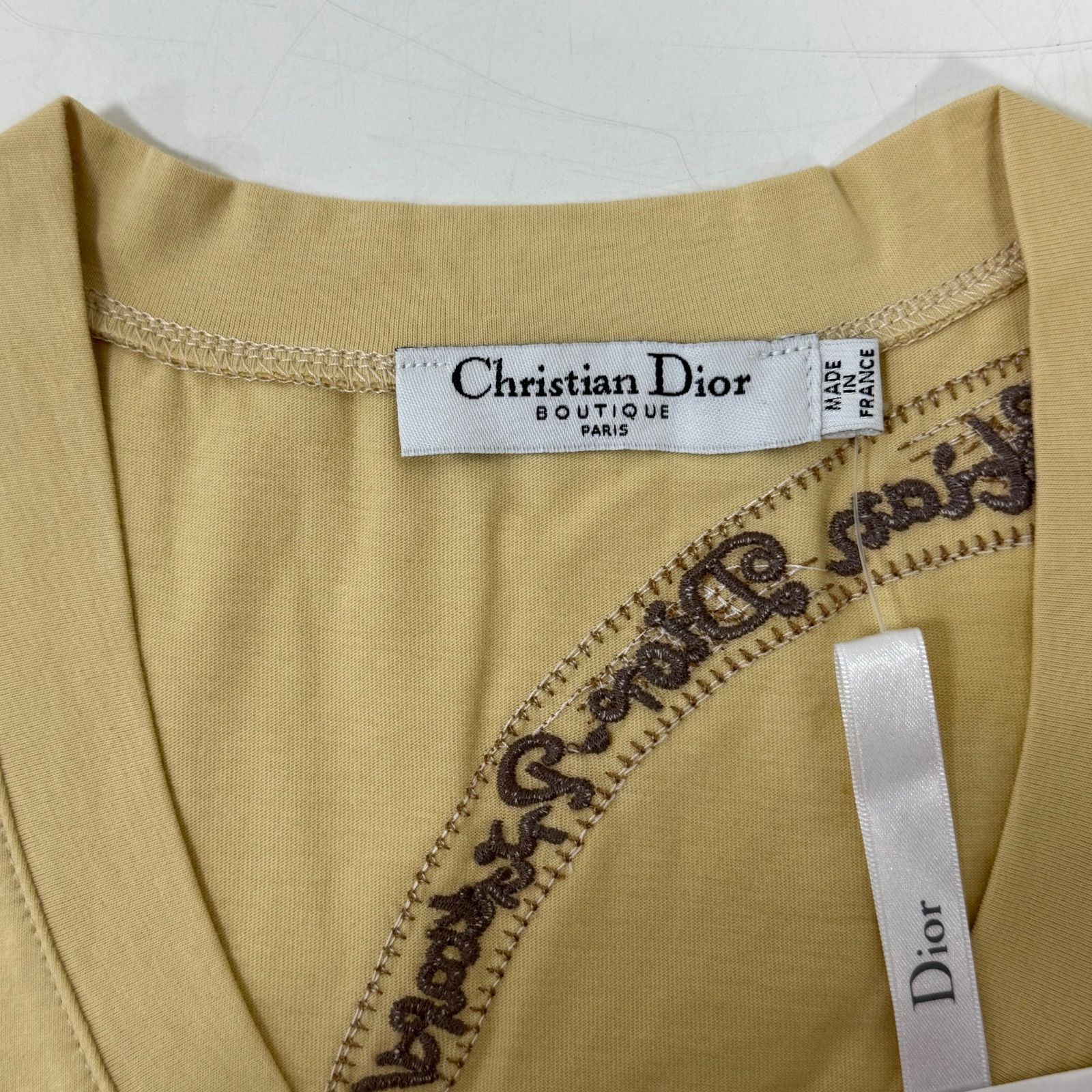 Christian Dior クリスチャンディオール Vネック 半袖 Tシャツ