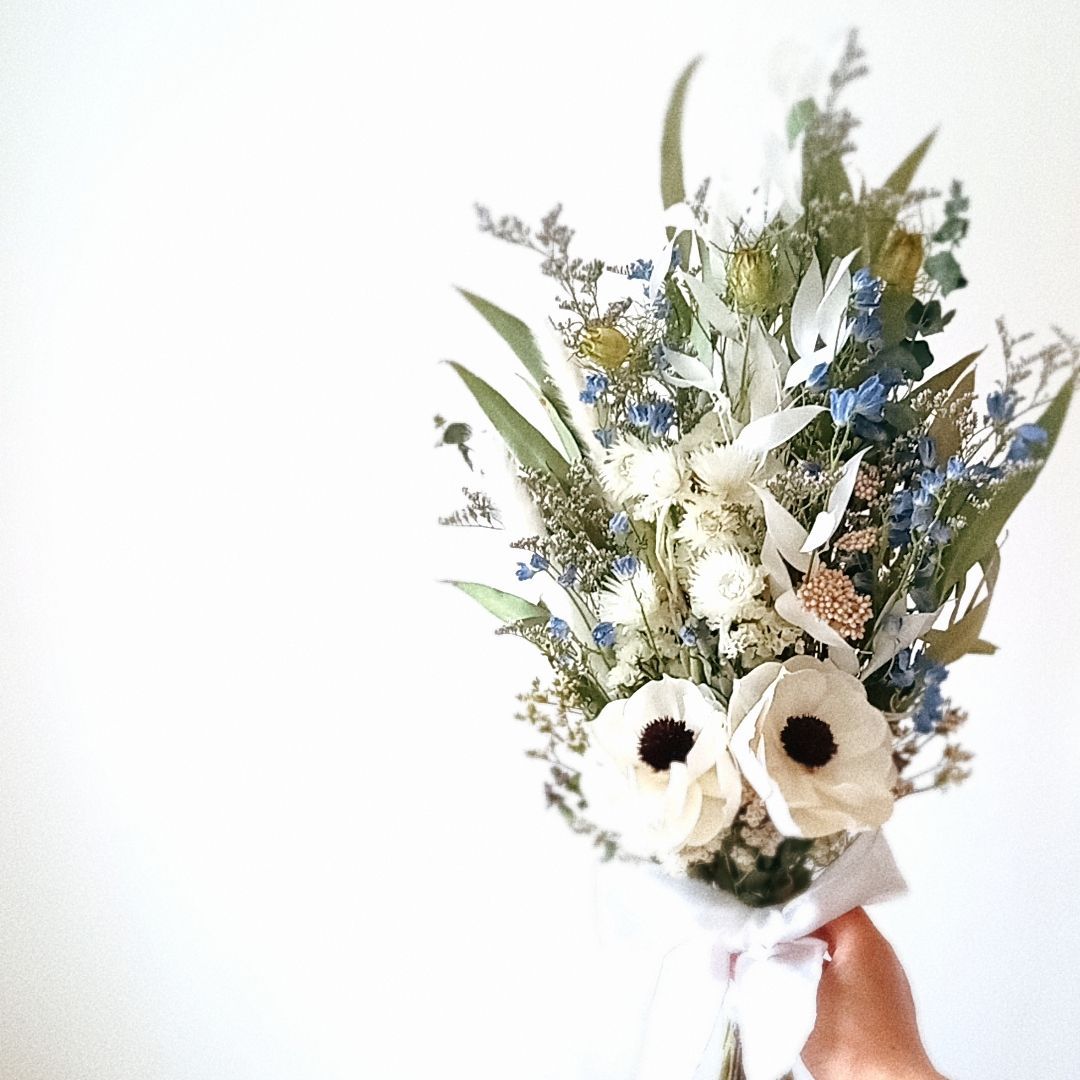 161 ドライフラワー ブーケ ブートニア スワッグ ウェディング 前撮り  