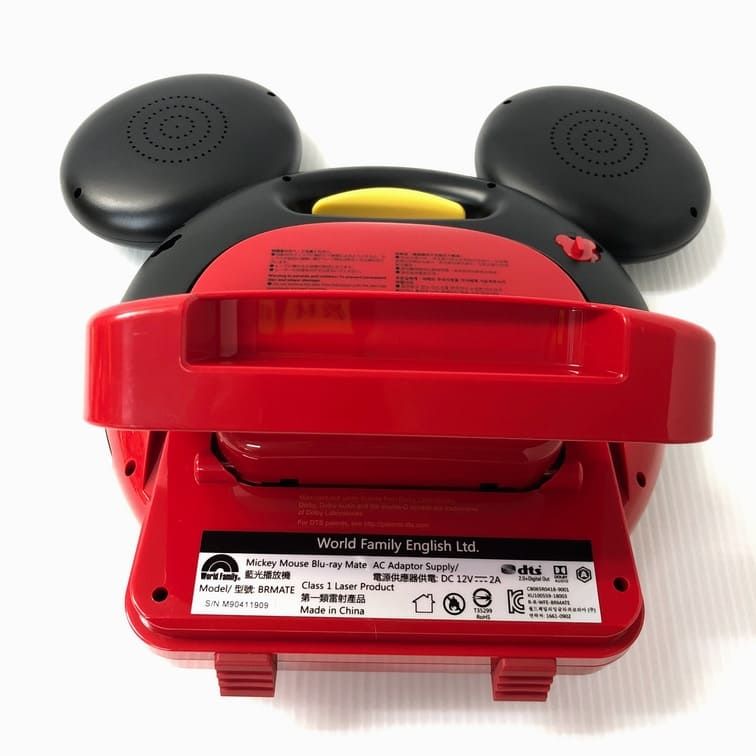 人気セール2024DWE ミッキーマウス　ブルーレイメイト　子供用リモコン付き ブルーレイプレイヤー