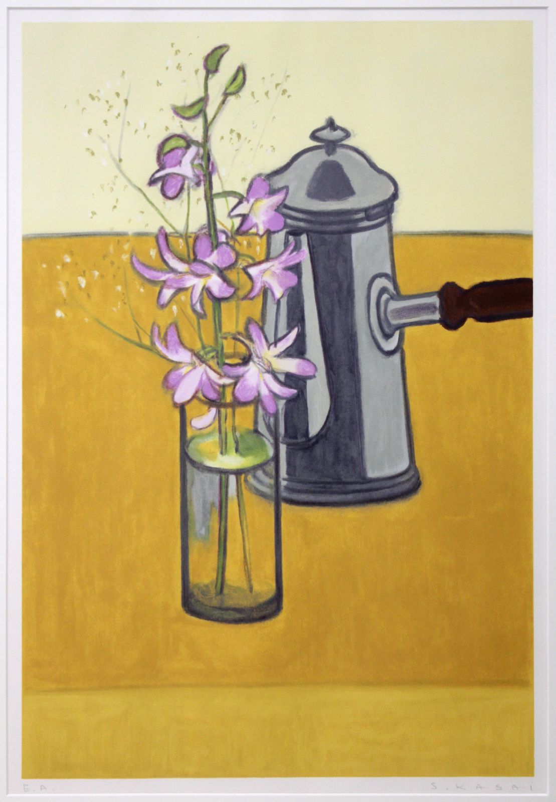 笠井誠一 「デンファレと水差し」 リトグラフ 版画 絵画 笠井誠一 「デンファレと水差し」 リトグラフ 版画 絵画 - メルカリ