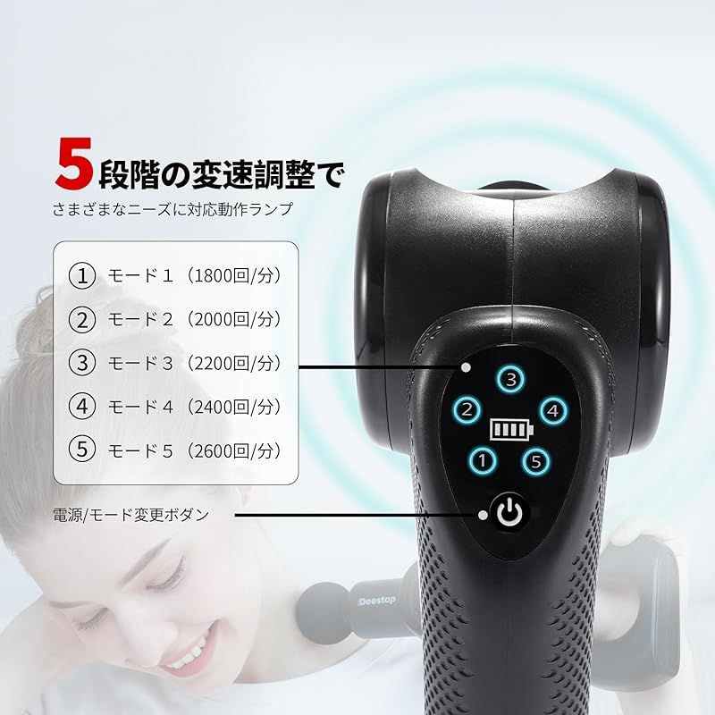 筋膜リリースガン 背中リリースガン
