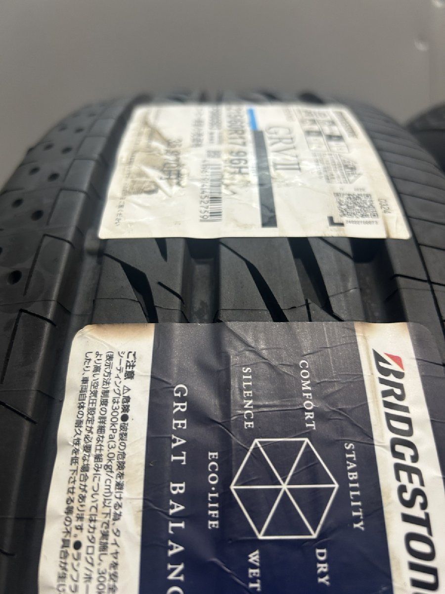 BRIDGESTONE REGNO レグノ GRVII V2 215 60R17 96H 17インチ 夏タイヤ 4本 アルファード ヴェルファイア UX等 MTF148